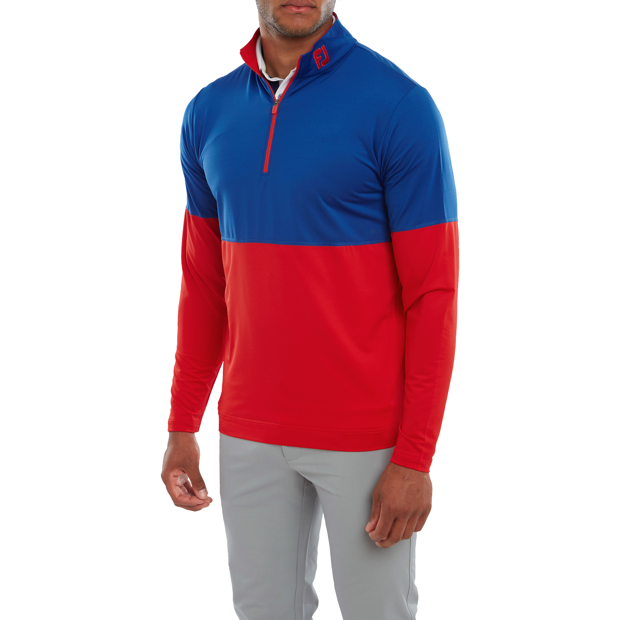 Pullover avec blocs de couleurs