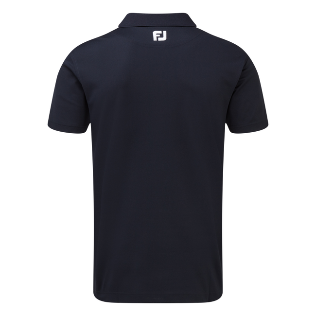 Stretch Pique Solid Knit Collar
