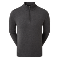 Wool Blend 1/2 Zip Lined Pullover