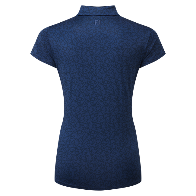 Painted Floral Cap Sleeve Lisle