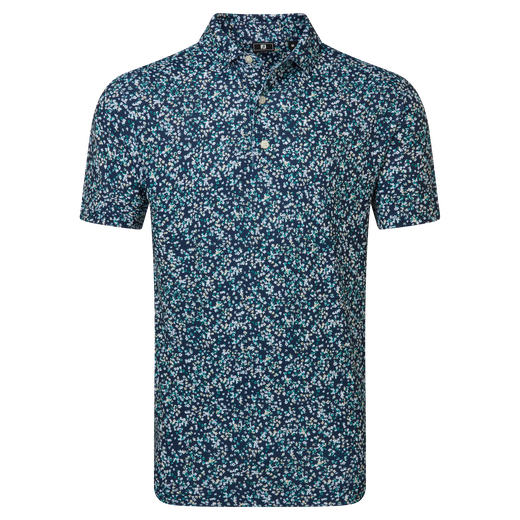 Watercolour Floral Print Pique