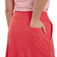Skort with Gingham Trim