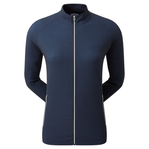 V&auml;vd jacka med Houndstooth-tryck