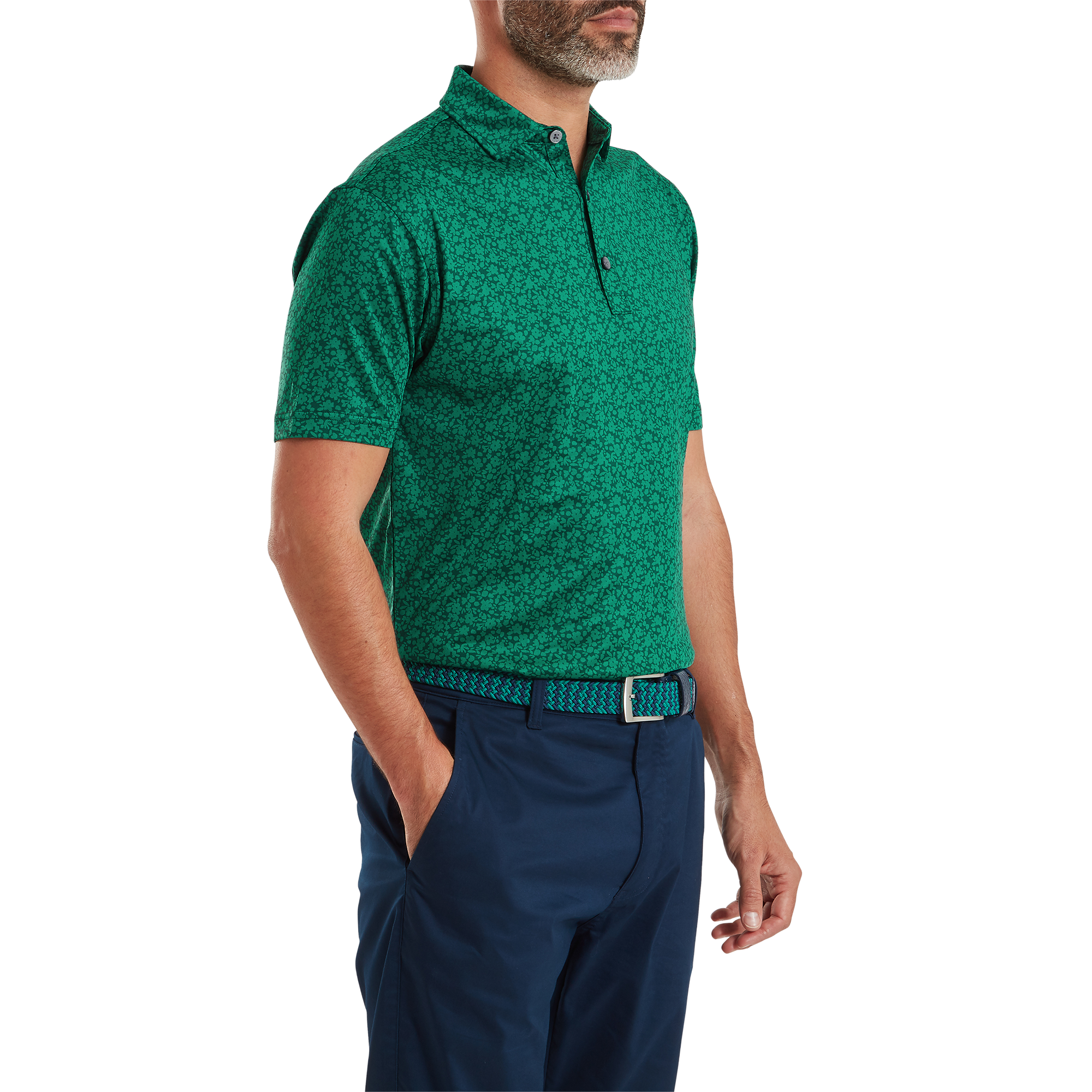 Painted Floral Lisle