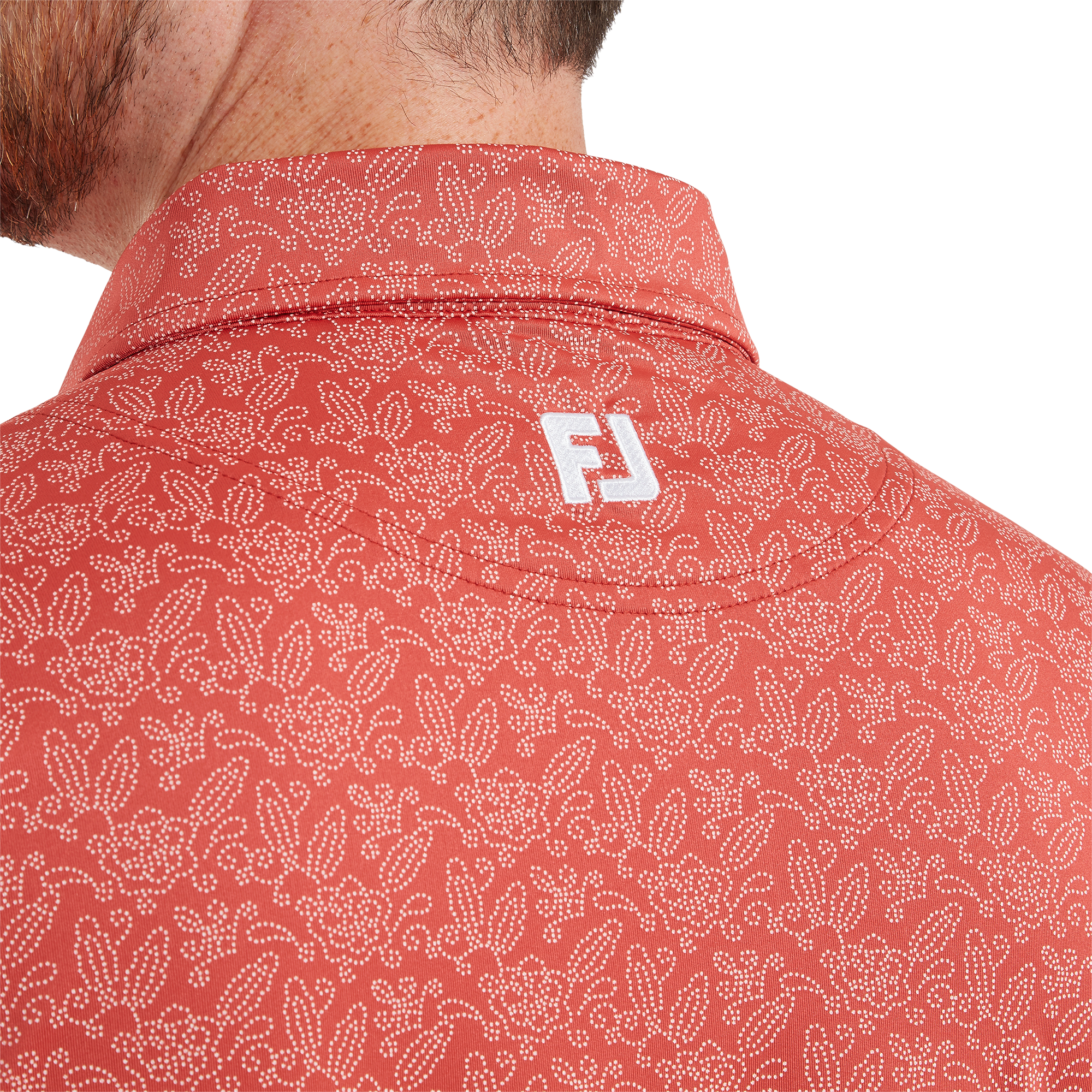 Wingtip Floral Lisle