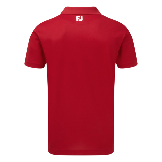 Stretch Pique Solid Knit Collar